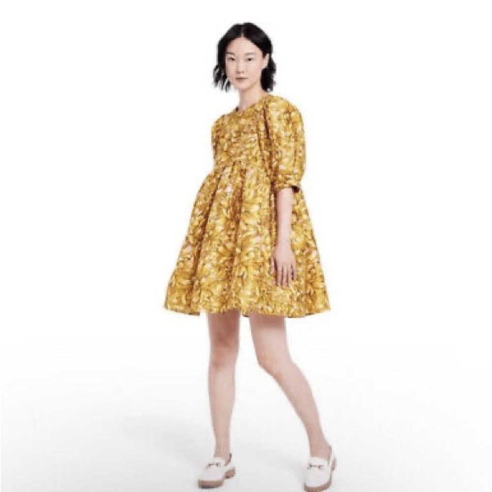 Kika Vargas x Target gold yellow dress size XS